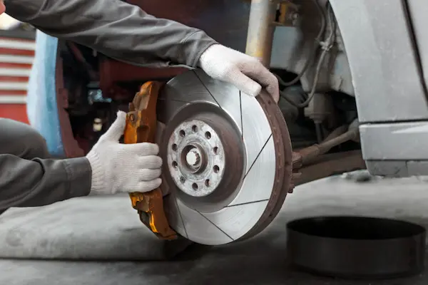 Brake pad and brake service
